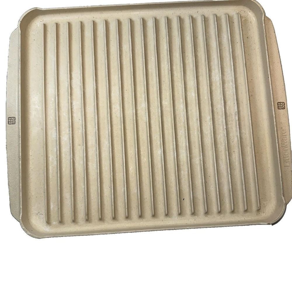 Vintage LittonWare Reversible Microwave Oven Bacon Tray Roasting Rack